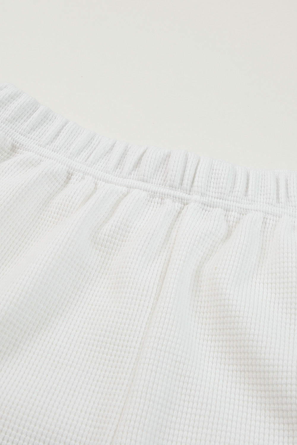 Black Ribbed Zipper Sweatshirt & High Waist Shorts Set