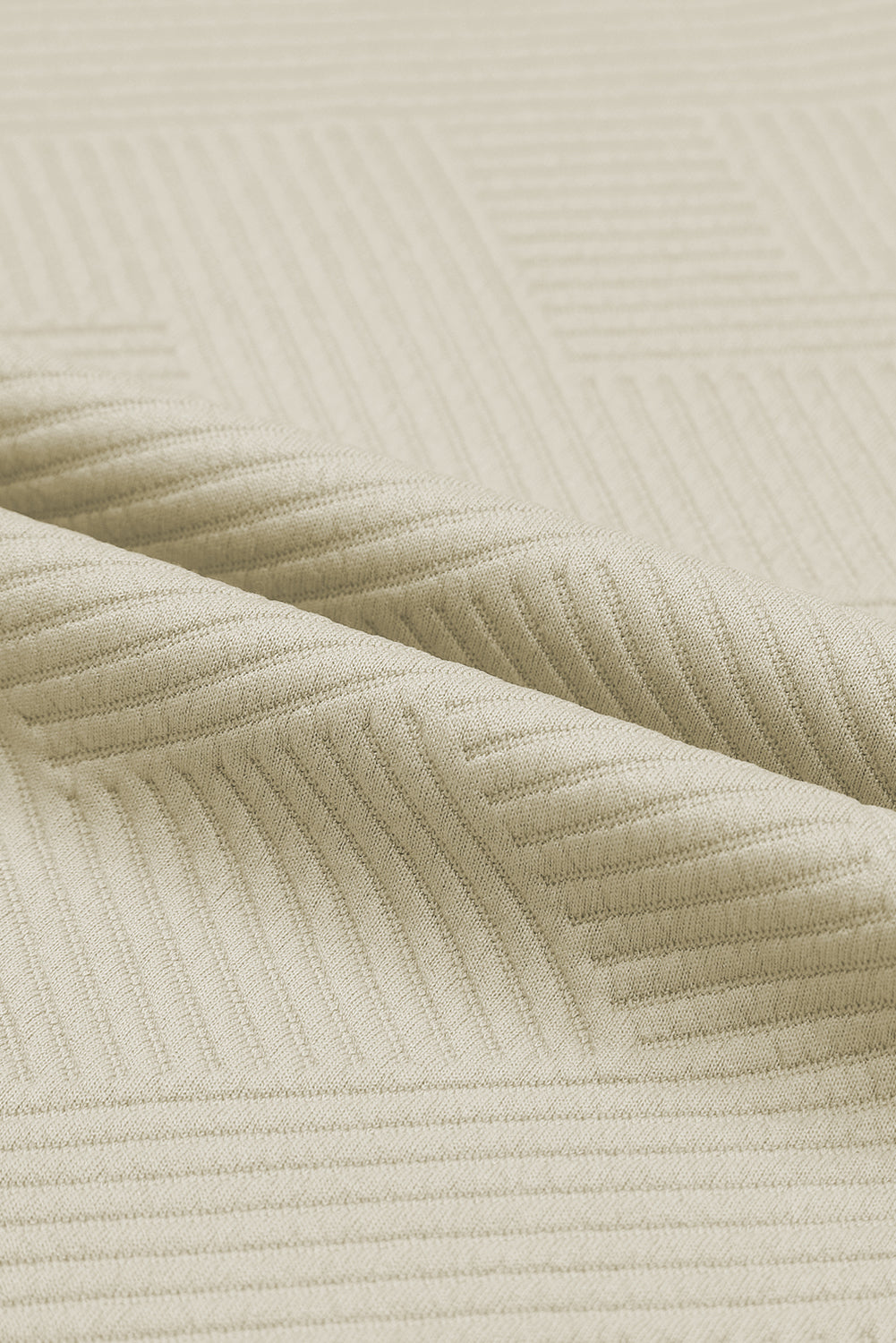 Gray Textured Loose Fit T Shirt & Drawstring Pants Set