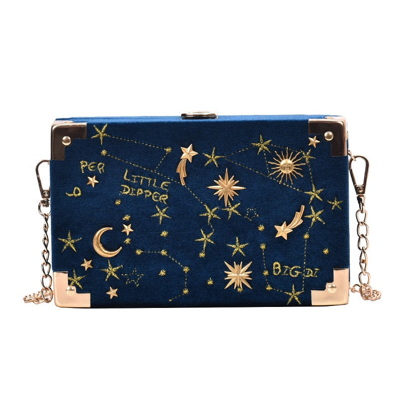 Sky Box Shape Handbag