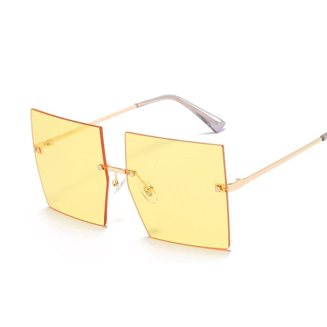Vintage Square Sunglasses Women Luxury