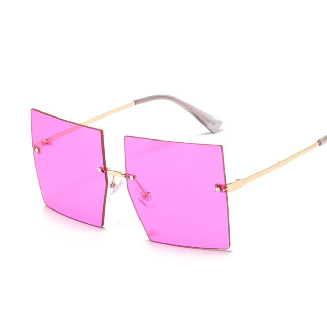 Vintage Square Sunglasses Women Luxury