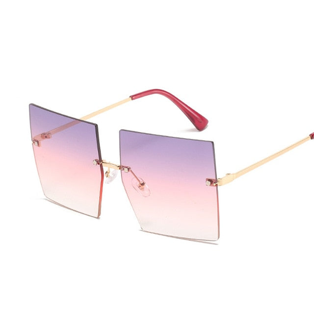 Vintage Square Sunglasses Women Luxury
