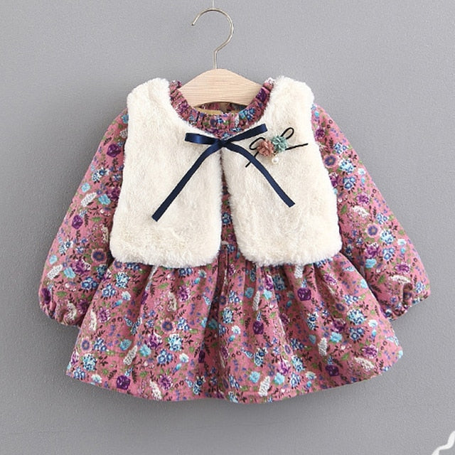 Girls clothing- Dress long-sleeves