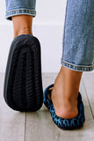 Leopard Cloud Slides Thick Flat Slippers