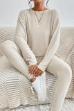 Ribbed Knit Pants Set