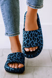 Leopard Cloud Slides Thick Flat Slippers