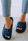 Leopard Cloud Slides Thick Flat Slippers