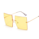 Vintage Square Sunglasses Women Luxury