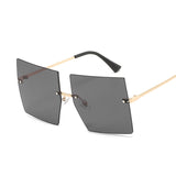 Vintage Square Sunglasses Women Luxury