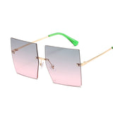 Vintage Square Sunglasses Women Luxury