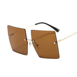 Vintage Square Sunglasses Women Luxury