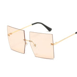 Vintage Square Sunglasses Women Luxury