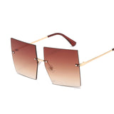 Vintage Square Sunglasses Women Luxury