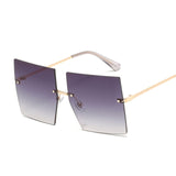 Vintage Square Sunglasses Women Luxury