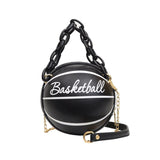 Leather Shoulder Basketball bags crossbody For Teenagers Women Chain Hand Bags