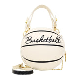 Leather Shoulder Basketball bags crossbody For Teenagers Women Chain Hand Bags