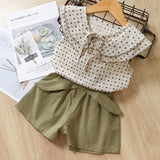 Kids Sets short Sleeve T-Shirt+Pant 2pcs