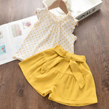 Kids Sets short Sleeve T-Shirt+Pant 2pcs