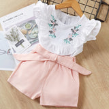 Kids Sets short Sleeve T-Shirt+Pant 2pcs