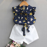 Kids Sets short Sleeve T-Shirt+Pant 2pcs