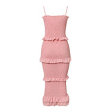 Long Dress Women ruffles Dress