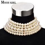 3 color pearl necklace Autumn fashion jewelry